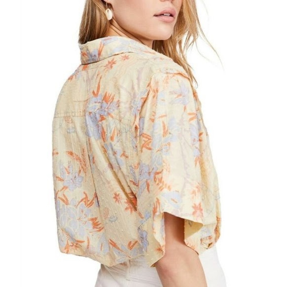 NWT FP ‘Love Letters’ Button Down Shirt, M - Picture 7 of 8